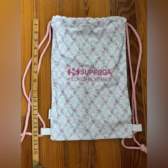 Superga X Loveshack Fancy Drawstring Bag - Picture 4 of 6